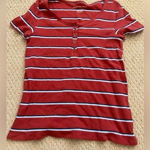 Short sleeve striped top from American Eagle.